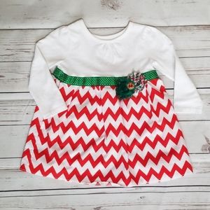 Chevron Christmas Dress